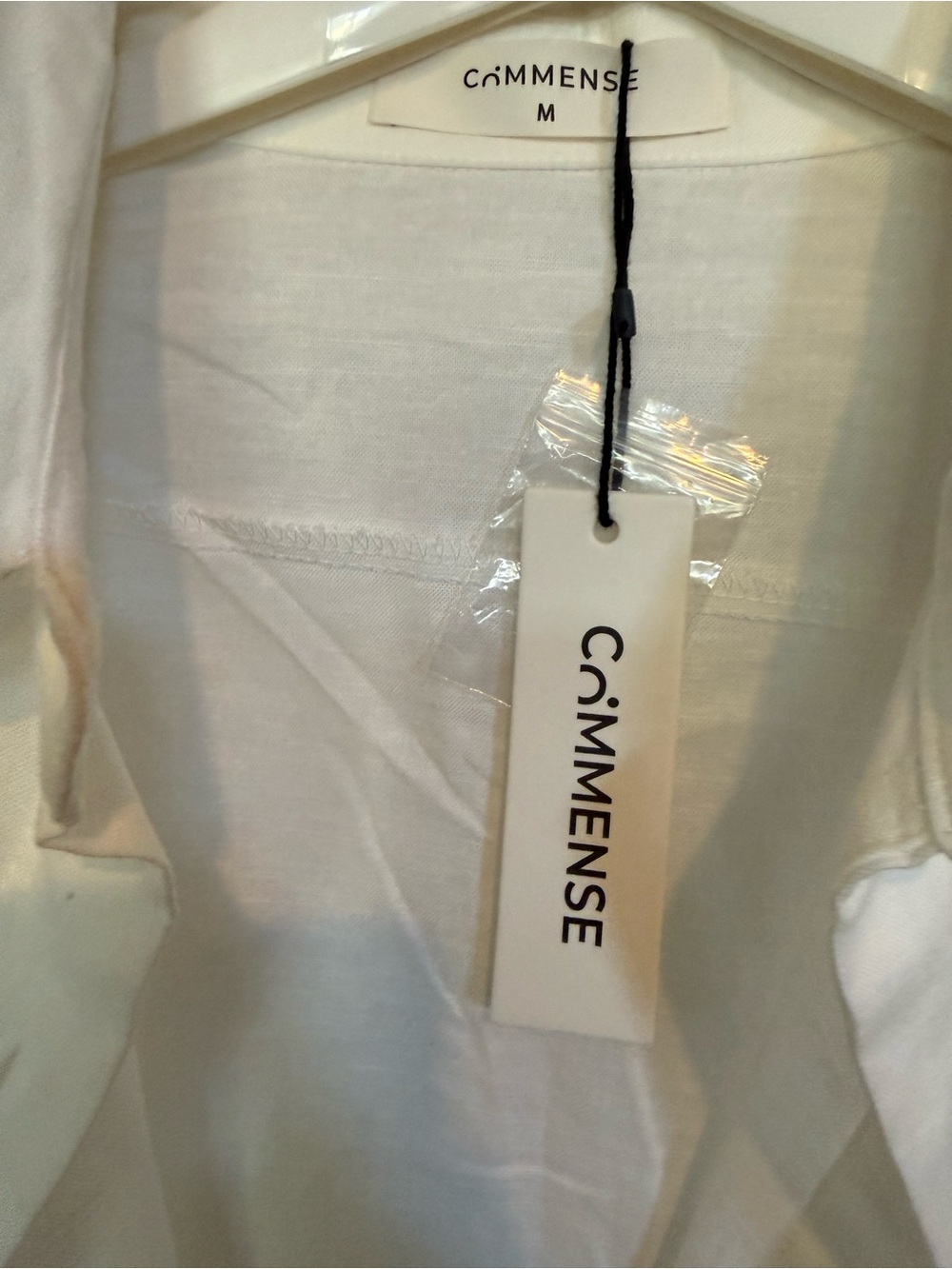 Commense Cotton & Linen Wrap Shirt - Picture 9 of 10